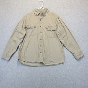 C.E. Schmidt Workwear Men’s Button Up Shirt Large | Cotton Utility Work Shirt